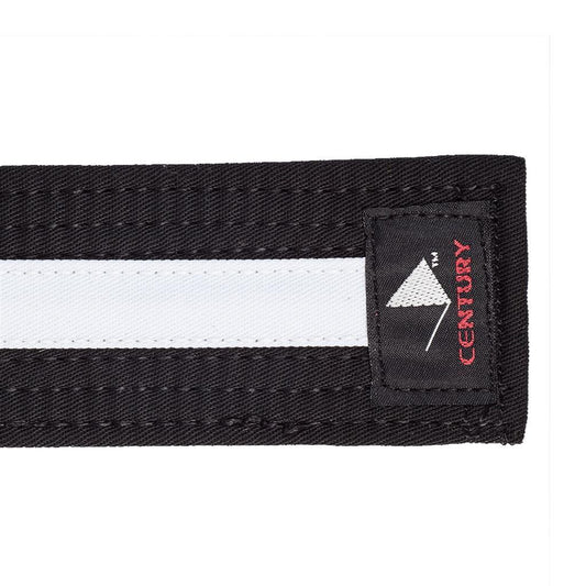Double Wrap Deluxe Striped Black Belt