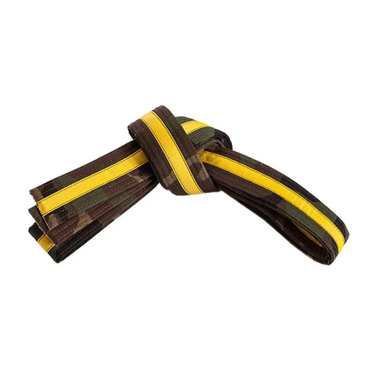Double Wrap Striped Camo Belt