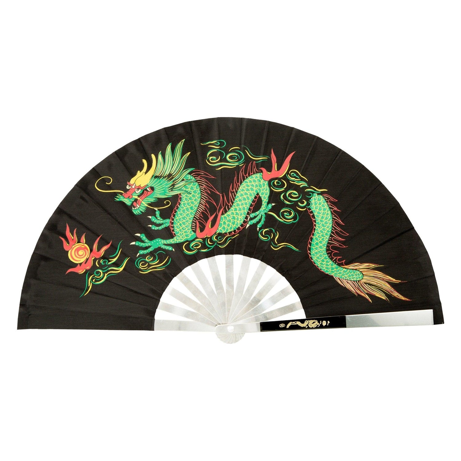 Metal Dragon Fighting Fan - Violent Art Shop