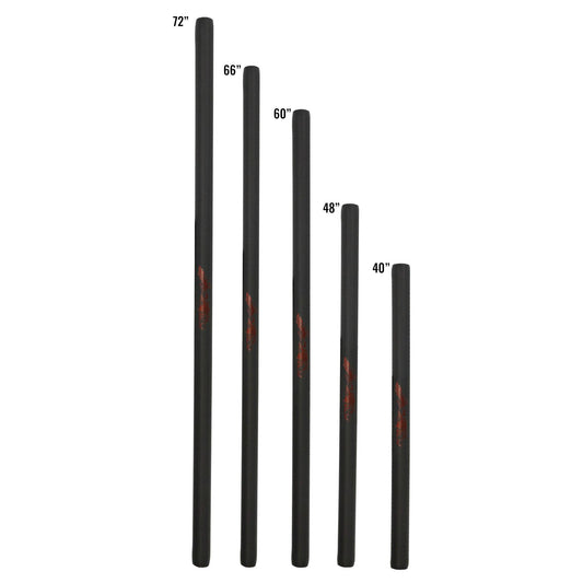 Foam Covered Bo Staff - Black w/ Red Dragon - Violent Art Shop