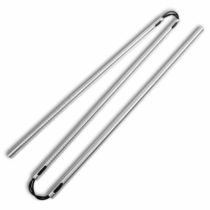 Corded Aluminum 3-Section Staff - Violent Art Shop