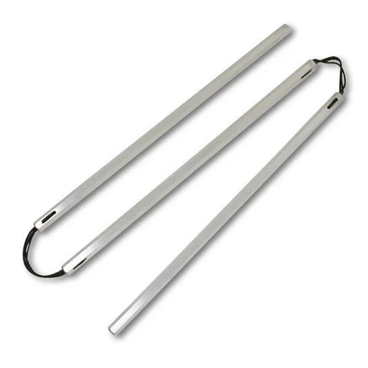 Corded Hexagon Aluminum 3-Section Staff - Violent Art Shop