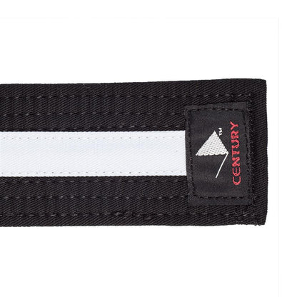 Double Wrap Deluxe Striped Black Belt