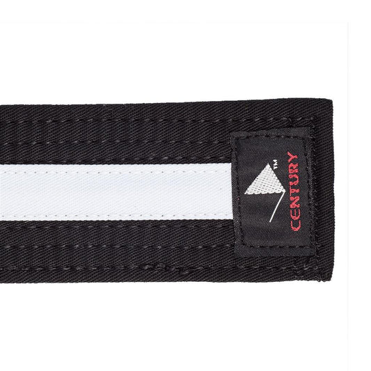 Double Wrap Deluxe Striped Black Belt